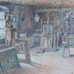 Emanuel Vidovi Unutranjost atelijera 1938