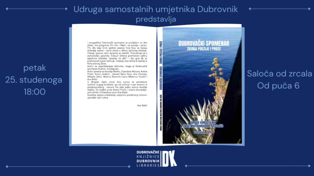 Usud USUD predstavlja Dubrovački spomenar | Dubrovnik INsider